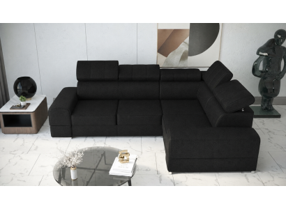 Ecksofa Couch Sofas Textil Bett Funktion Design L Form Modern Luxus Couchen Neu