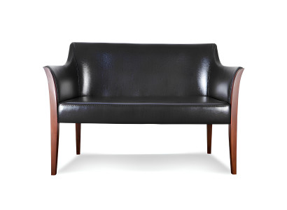 Sofa Couch Design Couch Polster Leder Modern Zweisitzer Sitzer Bank 2 Sitzer
