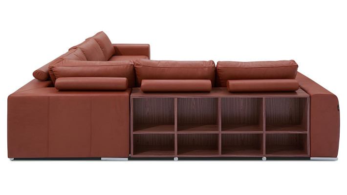 Ecksofa Freistehende Couch Regal Wohnlandschaft Sofa Polster Sitz Ecke Landhaus