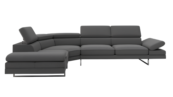 Ecksofa L Form Sofa Couch Design Couchen Polster Textil Modern Eck Garnitur Neu