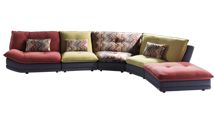Design Stoff Ecksofa L-Form Sofa Couch Design Polster Textil Modern Eckgarnitur