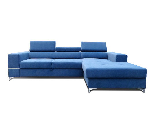 Ecksofa L-Form Sofa Design Polster Modern Textil Bettkasten Bettfunktion Stoff
