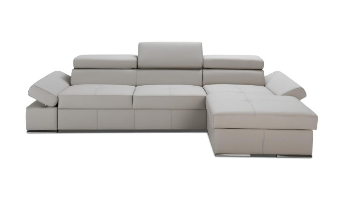 Ecksofa Moderne Sofa Eck Couch Design Polster 100% Leder Wohnlandschaft Garnitur