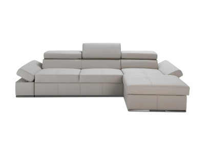 Ecksofa Moderne Sofa Eck Couch Design Polster 100% Leder Wohnlandschaft Garnitur