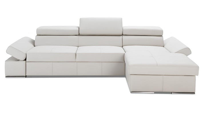 Ecksofa Moderne Sofa Eck Couch Design Polster 100% Leder Wohnlandschaft Garnitur