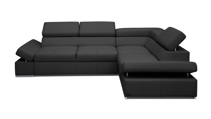 Ecksofa Moderne Sofa Eck Couch Garnitur Wohnlandschaft Design Polster 100% Leder