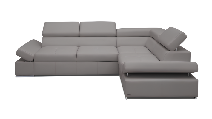 Ecksofa Moderne Sofa Eck Couch Garnitur Wohnlandschaft Design Polster 100% Leder
