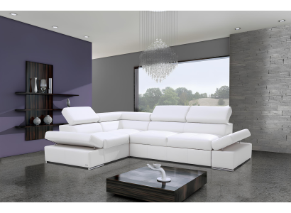 Ecksofa Moderne Sofa Eck Couch Garnitur Wohnlandschaft Design Polster 100% Leder