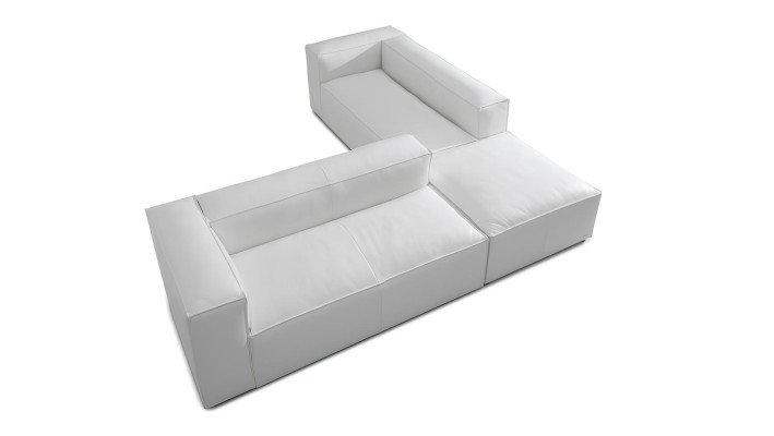 XXL Ecksofa Eckcouch 100% ITALY LEDER Sofa Couch Polster Design Garnitur Sofas