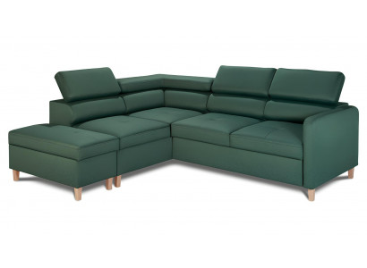 Ecksofa L-Form Bettfunktion Couch Design Polster Textil Eck Modern Garnitur Neu