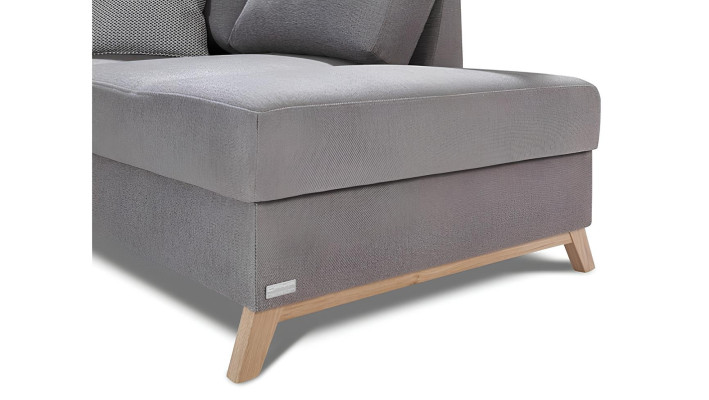 Wohnlandschaft Ecksofa Stoff U-Form Bettfunktion Couch Design Polster Textil Eck