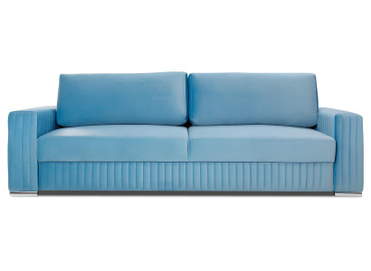Sofa 3 Sitzer Couch Design Polster Modern Textil Stoff Bettfunktion Dreisitzer