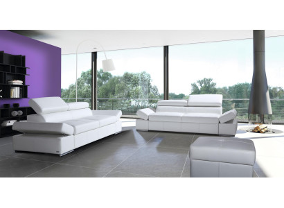 Multifunktions Sofa Sofagarnitur Couch Sitz Garnitur Set Neu 100% ITALY LEDER