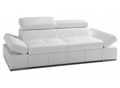 Sofagarnitur Couch Polster Sofa  Komplett Set Design Leder 2tlg. Garnituren Neu