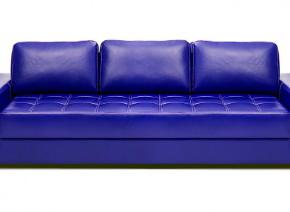 Bettfunktion Sofa 3 Sitzer Couch Design Polster Modern 100% Italienisches Leder