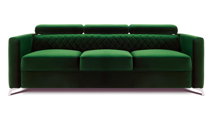 Couch Design Polster Modern Textil Stoff Bettfunktion Sofa 3 Sitzer Dreisitzer