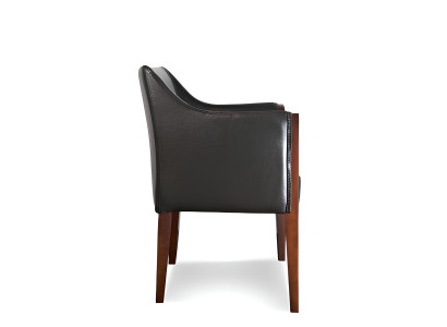 Sessel Design Stuhl Polster Relax Lounge 1er 100% Italy Leder 1 Sitzer Club Neu