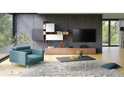 Sessel Designer Polster Textil 1er Lounge Club Fernseh 1Sitzer Stuhl Relax Stoff