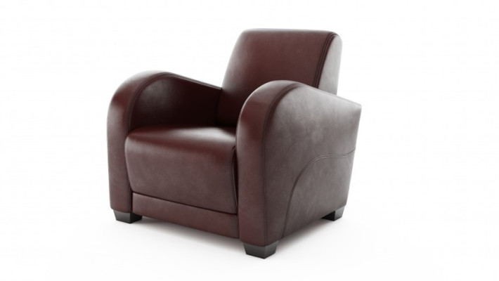 Sessel Designer Stuhl Polster Relax 100% Italienisches Leder Lounge Fernseh Neu