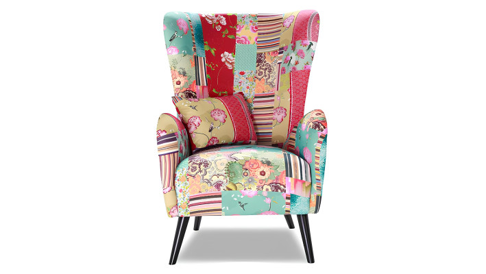 Sessel Designer Stuhl Polster Relex Stoff Textil Leder Lounge Ohrensessel Neu