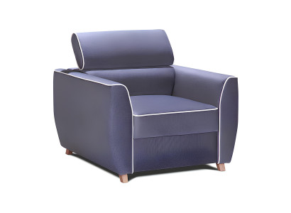 Sessel Designer Polster Relax Stoff Textil 1er Lounge Club Fernseh 1Sitzer Stuhl