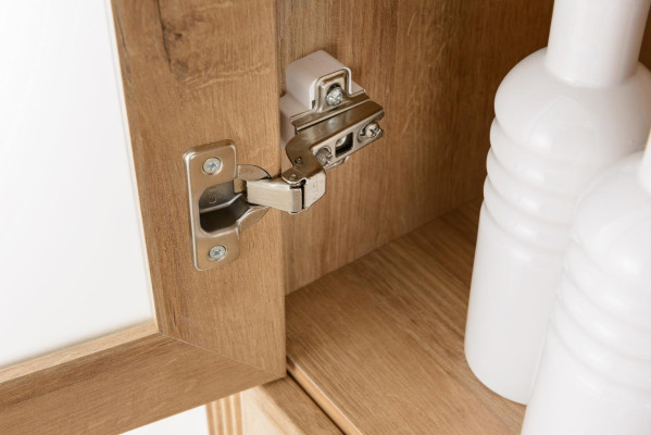 Design Badezimmer Möbel Bad 5 tlg Set Garnitur Schrank Waschbecken Landhaus Stil