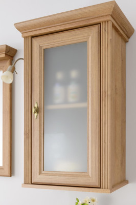 Wandschrank Hängeschrank Ablageschrank Küche Bad Vollholz Möbel Echtholz Regal