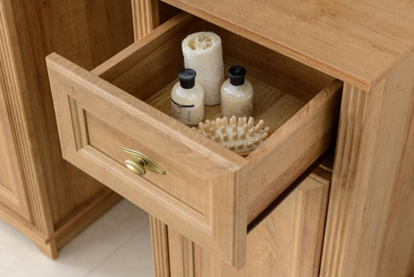 Badezimmerschrank Bad Neu Schrank Freistehend Eiche Hängeschrank Wand Schränke