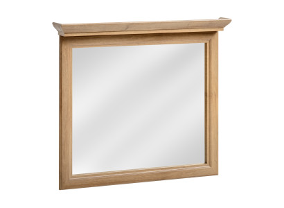 Badspiegel Spiegel Badezimmerspiegel Wandspiegel Holz 85x76cm Rahmen Spieglein