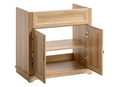 Waschtisch  Waschbeckenunterschrank 80 cm Waschbecken Waschtisch Landhaus Stil