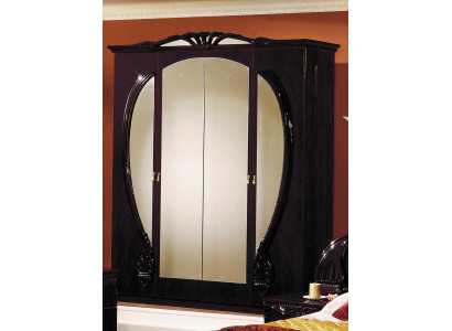 Schlafzimmer Set Design Modern Luxus Schlafzimmer Bett 2x Nachttisch 6 tlg. Holz