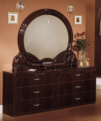 Schlafzimmer Set Design Modern Luxus Schlafzimmer Bett 2x Nachttisch 6 tlg. Holz