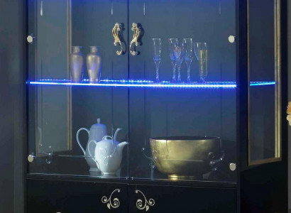 Kommode Vitrine Kommoden Vitrinen Wohnzimmer Anrichte Designer Schrank Schränke