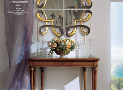 Konsolentisch Spiegel Sideboard 2tlg Set Neu Holz Italienische Möbel Stil Modern