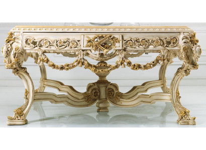 Esstisch Esszimmer Echtes Holz Wohnzimmer Möbel Antik Stil Tisch Tische Italien