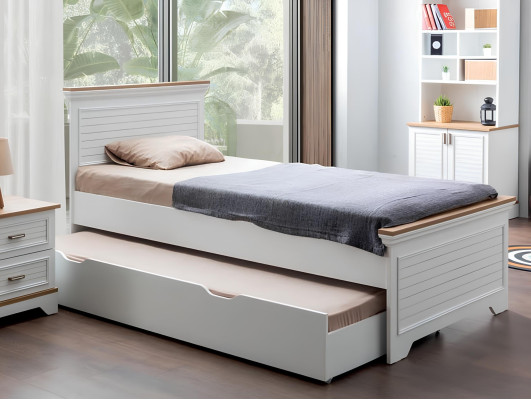 Doppelbett mit Bettschublade Möbel Holz Betten Kinderbett Jugendbett Teeneger