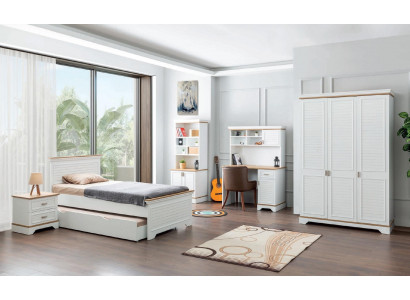 Doppelbett mit Bettschublade Möbel Holz Betten Kinderbett Jugendbett Teeneger