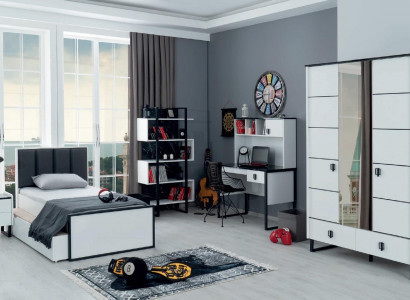 Bücherregal Weiß Möbel Holz Metall Kinderzimmer Regal Design Modern Luxus Neu