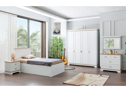 Kinderzimmer Set Kommode Spiegel Design Möbel Modern Schlafzimmer Neu 2tlg.