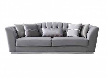 Polstersofa 3-Sitzer bequem luxuriös in Sofa Couch  moderner Stil 286cm