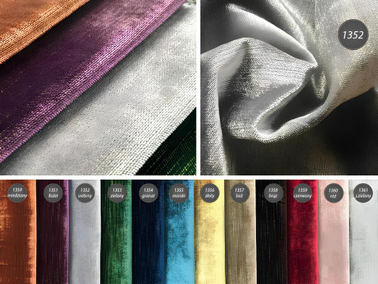 Elegantes Bett aus Textil und Holz in modernem Design