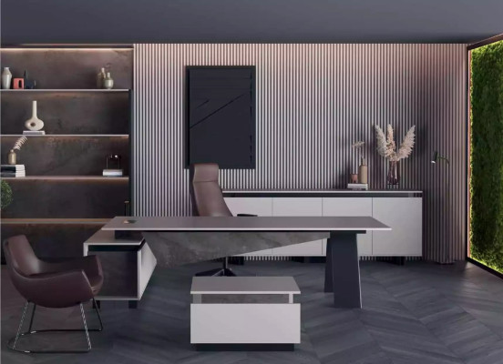 Bürokommode Luxus Sideboard Massivholz Möbel Schränke Kommoden Grau