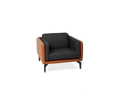 Sessel Arbeitszimmer Couch Polster Sitz Designer Textil 1 Sitzer Couchen  Modern