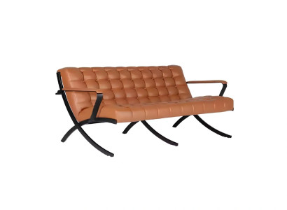 Luxuriöse Chesterfield Dreisitzer Bank Relax Couchen Moderne Ledermöbel