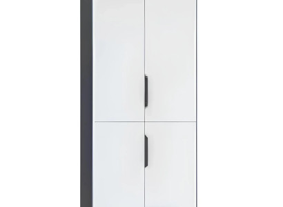 Arbeitszimmermöbel Schwarz-weißer Schrank Büromöbel Moderne Anrichte