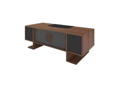 Braune Moderne Arbeitszimmermöbel Schreibtisch Couchtisch Sideboard Möbel