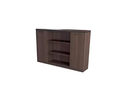 Bücherregal Regal Büro Bücherregal Arbeitszimmer Design Holz Braun Neu