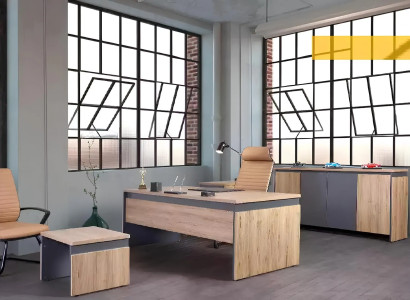 Hellbraunes Sideboard Büromöbel Große Konsole Schrank Designer Möbel