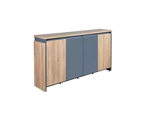 Hellbraunes Sideboard Büromöbel Große Konsole Schrank Designer Möbel