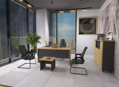 Sideboard Büromöbel Konsolenschrank Anrichte Holzmöbel Braun Modern Neu